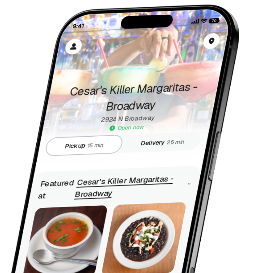 Cesar's Killer Margaritas - Broadway app preview