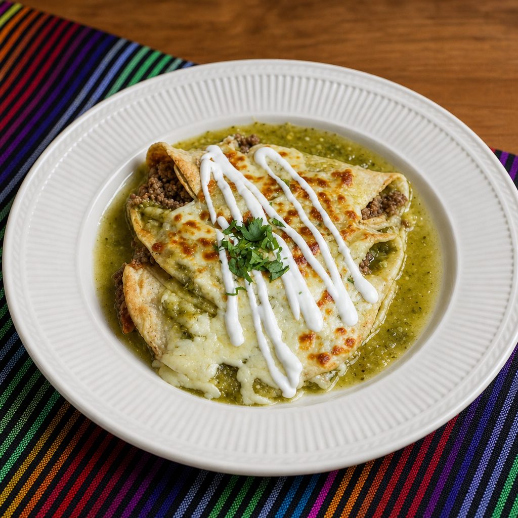 Enchiladas Suizas.