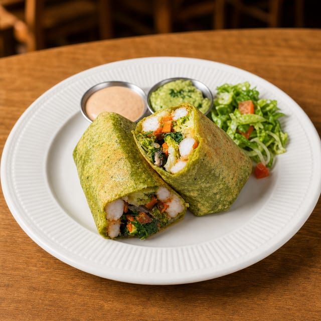 Vegan Pastor Burrito.
