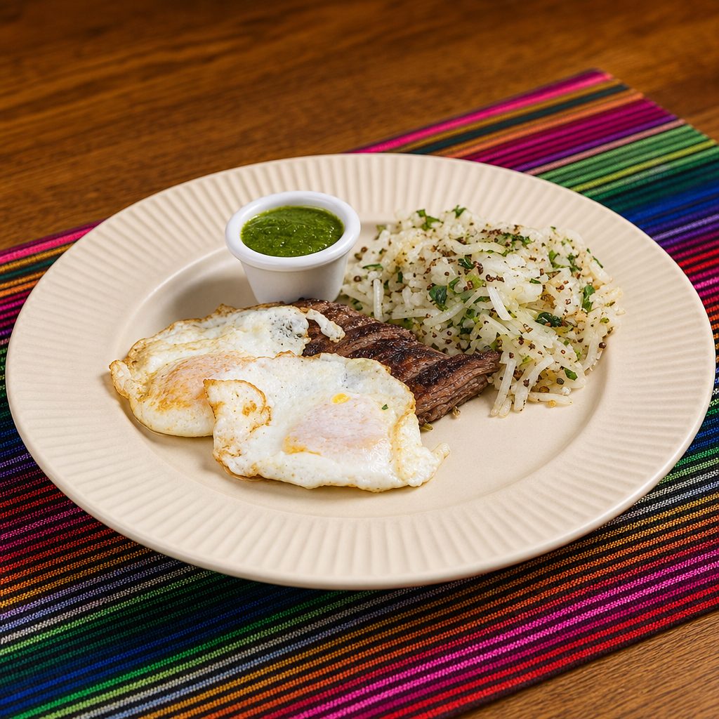 Carne Asada & Eggs.