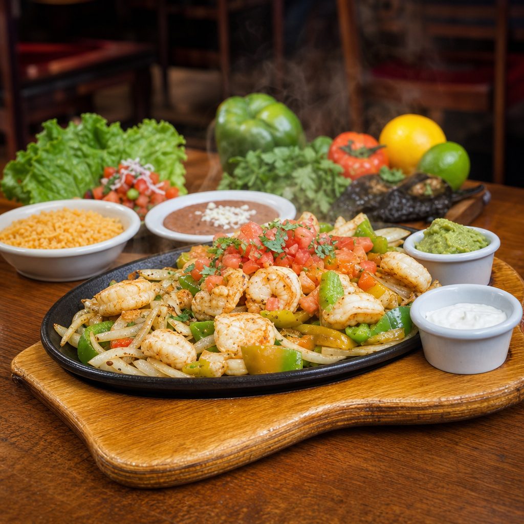 Shrimp Fajitas.