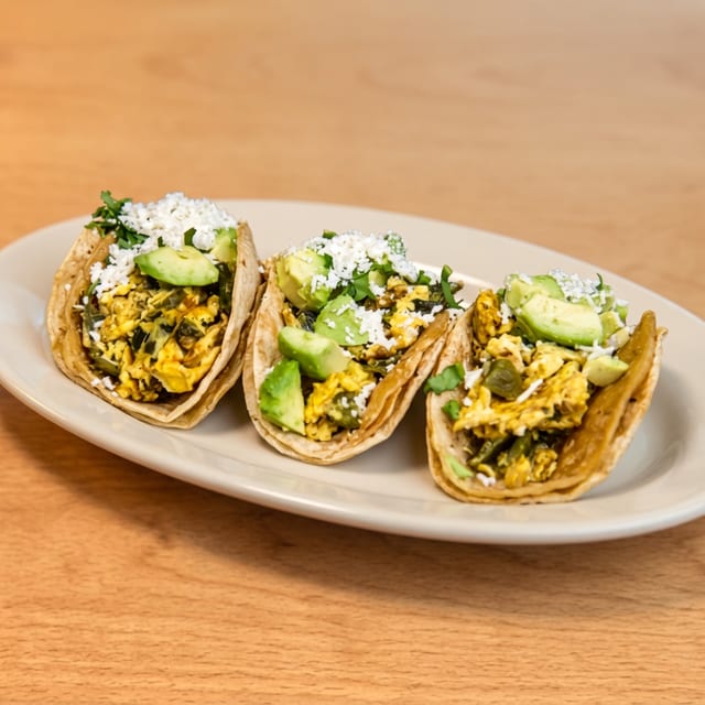 Breakfast Tacos - Chorizo.