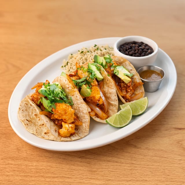 Chipotle Cauliflower Tacos.