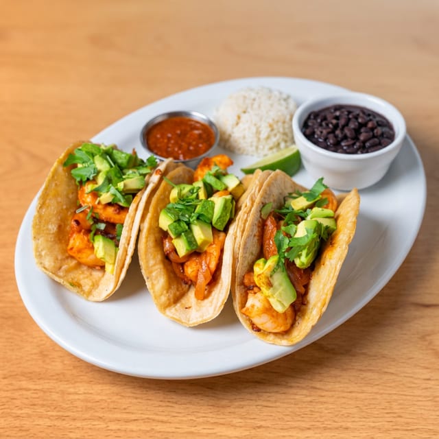 Shrimp Tacos.