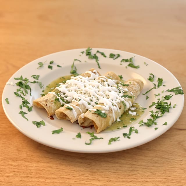 Mini Flautas Tray.