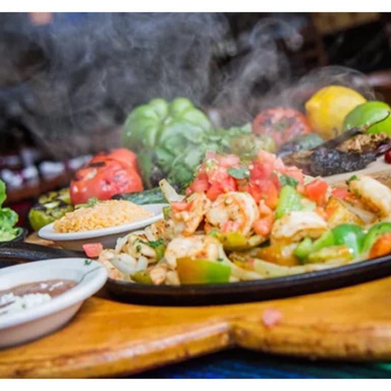 Delicious Shrimp Fajitas Await